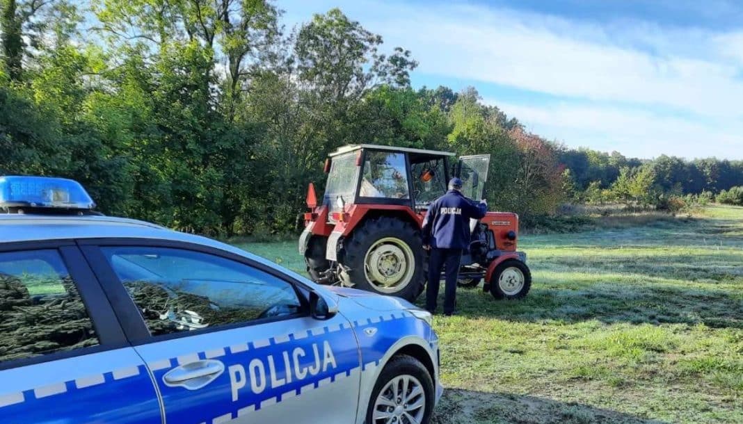 zatrzymanie kierowcy ciągnika