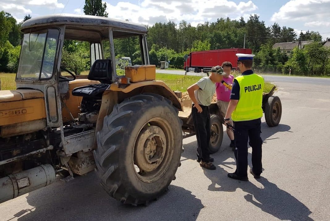 kontrola traktorzysty