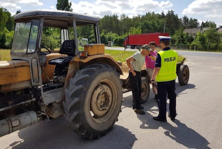 kontrola traktorzysty