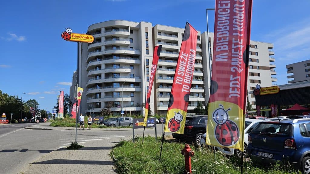 Otwarcie nowej Biedronki w Olsztynie: darmowa kawa, karuzela z nagrodami i promocje. - Pierwsza taka Biedronka w Olsztynie już otwarta!