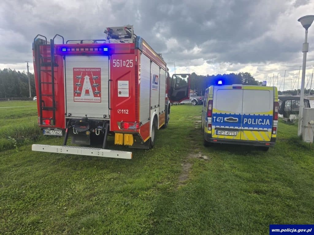 Miał kapok i kwalifikacje. Nie przeżył. - Śmiertelny wypadek na Mazurach. Mężczyzna wypadł ze skutera wodnego