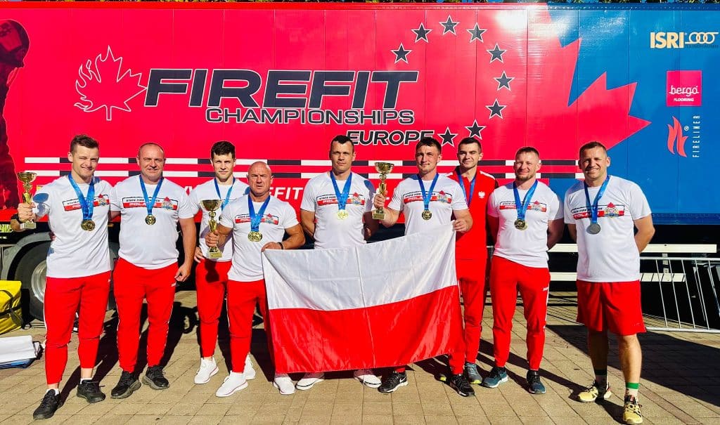 Niezwykły wyczyn strażaka z Kętrzyna. Rekord życiowy i złoto w sztafecie. - Strażak z Kętrzyna mistrzem Europy! Polacy rozgromili rywali na FireFit