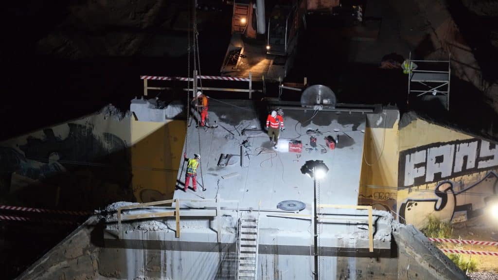 Sprawdzamy postępy na budowie wylotu z Olsztyna. - Hałas, błoto i rozbiórka wiaduktu - ul. Warszawska w Olsztynie przypomina pole bitwy