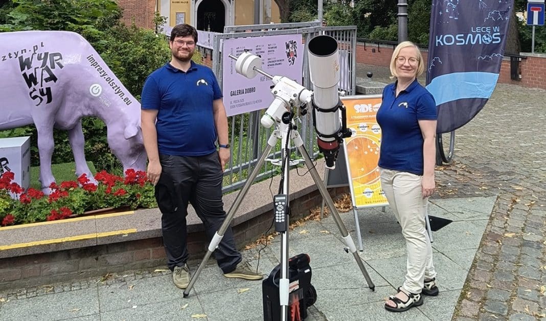 uliczne obserwacje astronomiczne