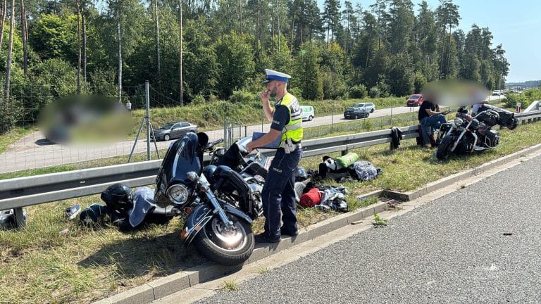 wypadek motocyklistów