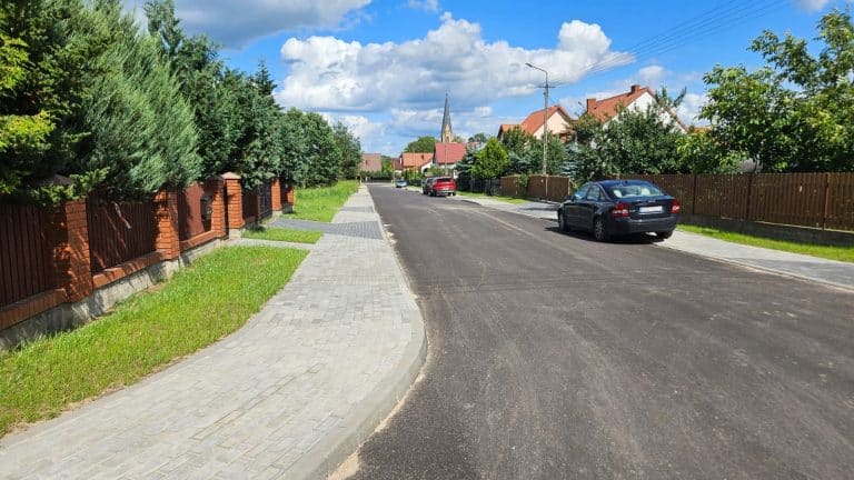 droga w gminie Rozogi