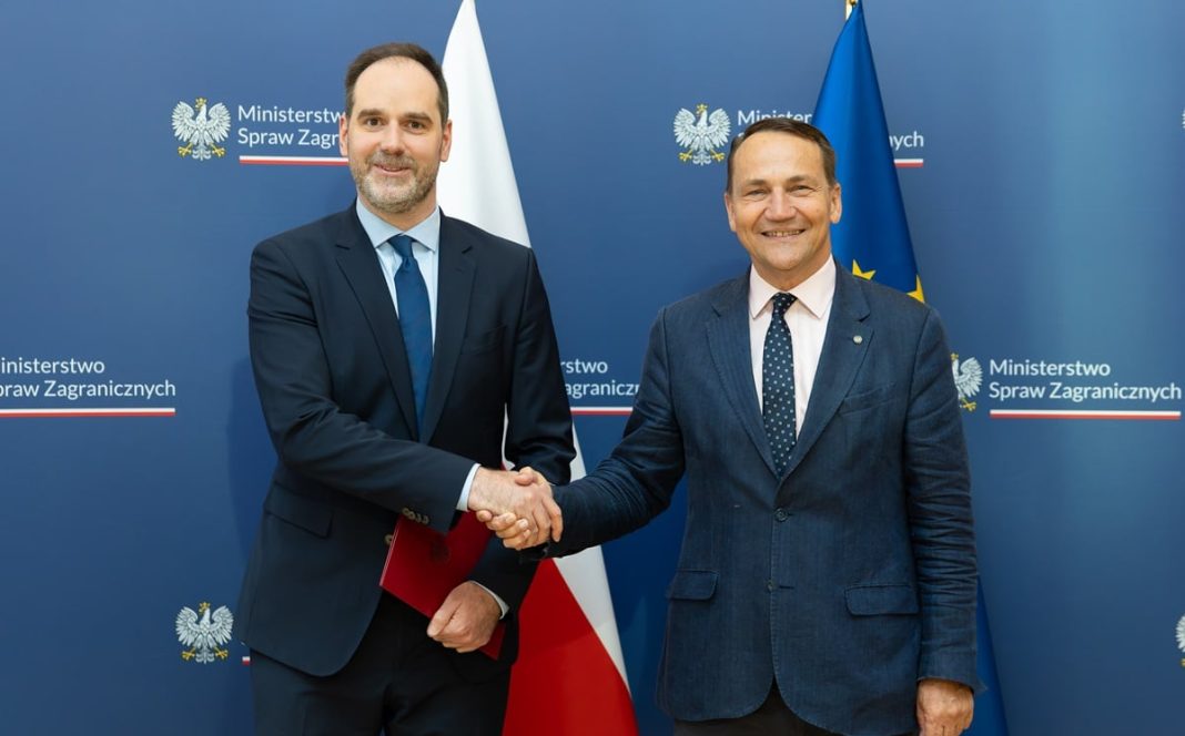 Ignacy Niemczycki z Radosławem Sikorskim