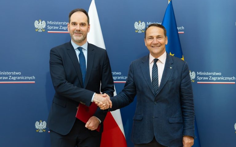 Ignacy Niemczycki z Radosławem Sikorskim