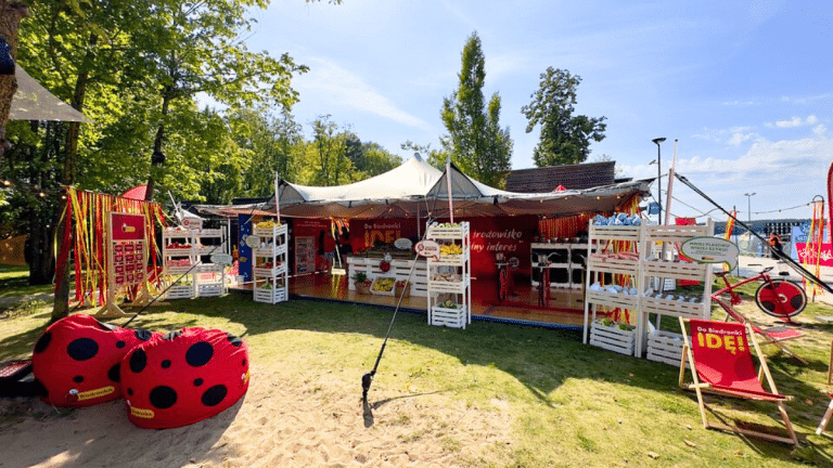 strefa biedronki na green fesival