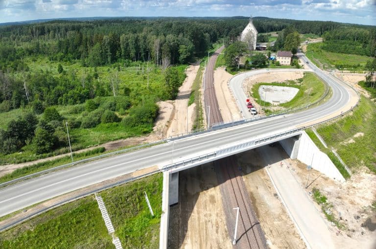 wiadukt drogowy w Sterławkach Wielkich