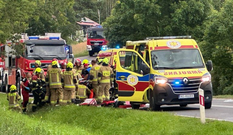 śmiertelny wypadek pod Olsztynem