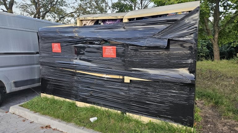 zafoliowane pojemniki