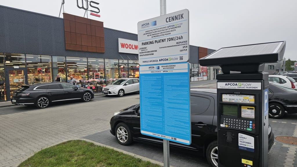 Nowe zasady parkowania. Kierowcy muszą uważać. - Nowe zasady parkowania przy parku handlowym Aviator w Olsztynie