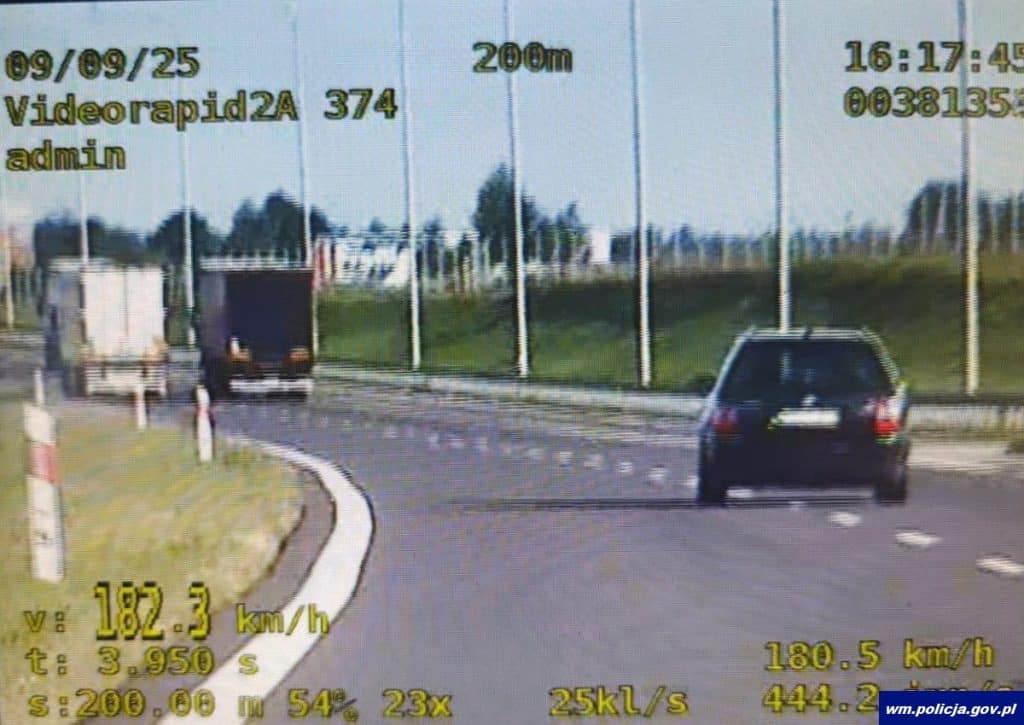 Dostał srogi mandat. - Pomylił S7 z torem wyścigowym i cisnął 251 km/h swoim mercedesem