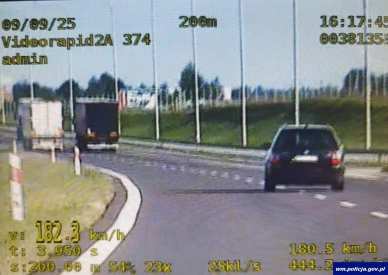 kontrola drogowa na s7