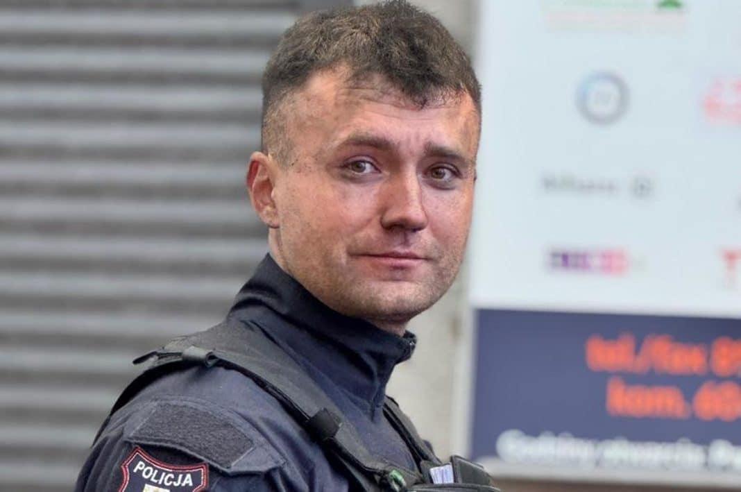 policjant z Olsztynka