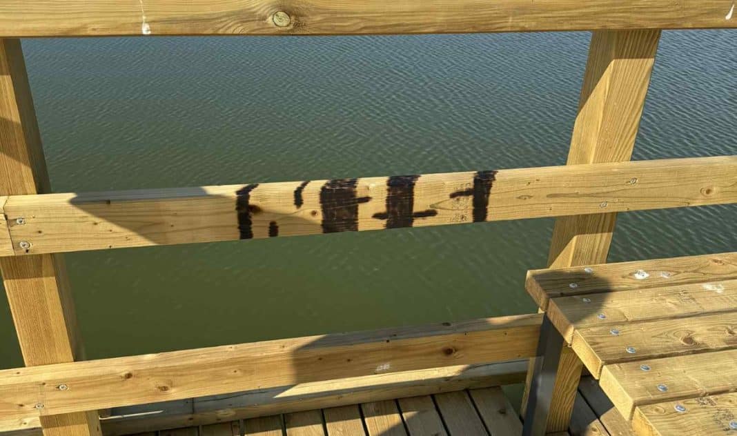 pomalowane molo w Kortowie