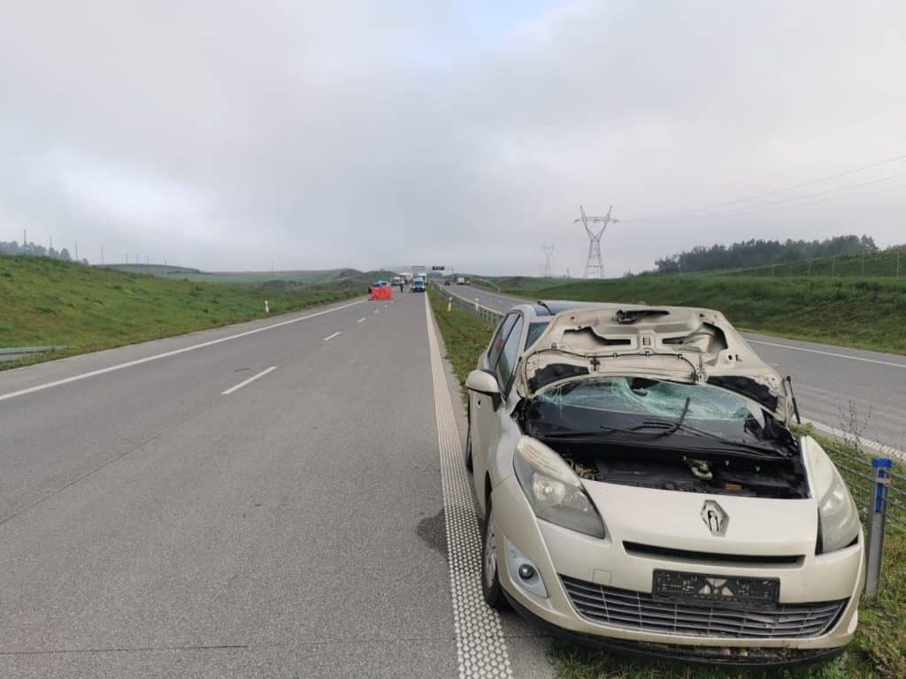 Mężczyzna zginął na miejscu. - Śmiertelny wypadek. Nie żyje pieszy potrącony przez samochód