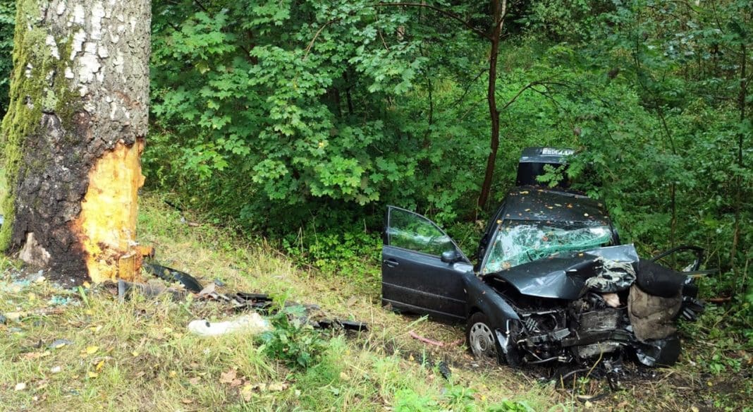 kolizja na trasie Lidzbark Warmiński – Górowo Iławeckie