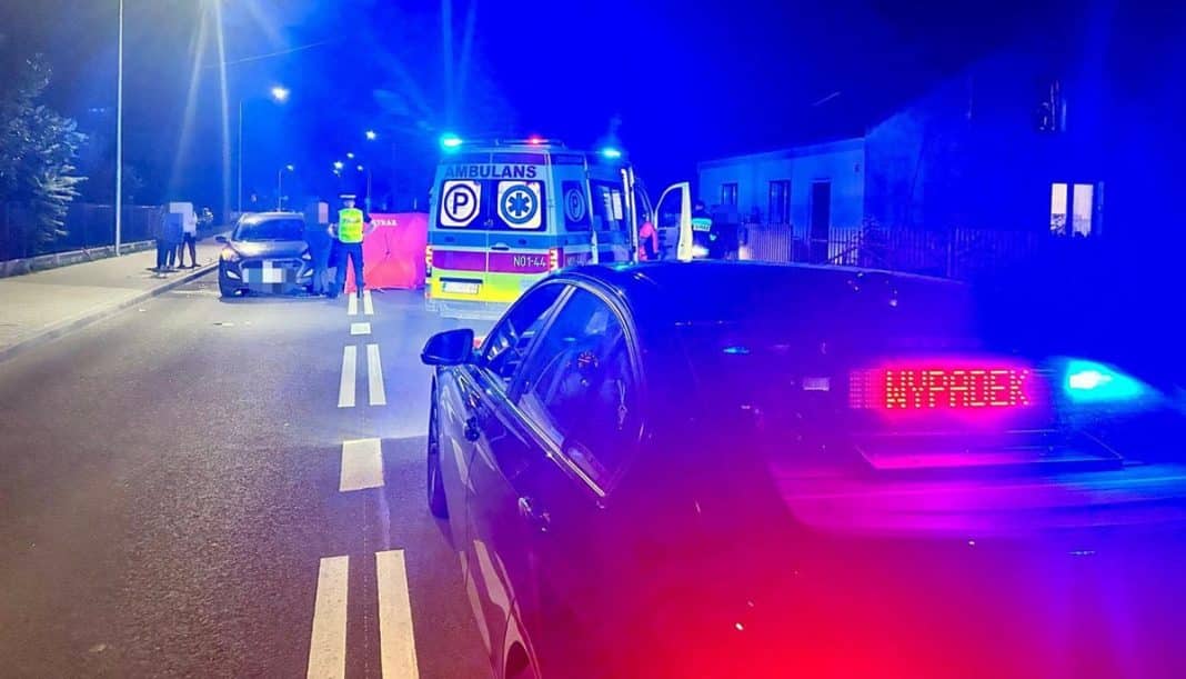 śmiertelny wypadek w Rozogach