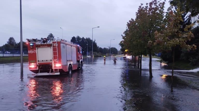 podtopienia w Giżycku