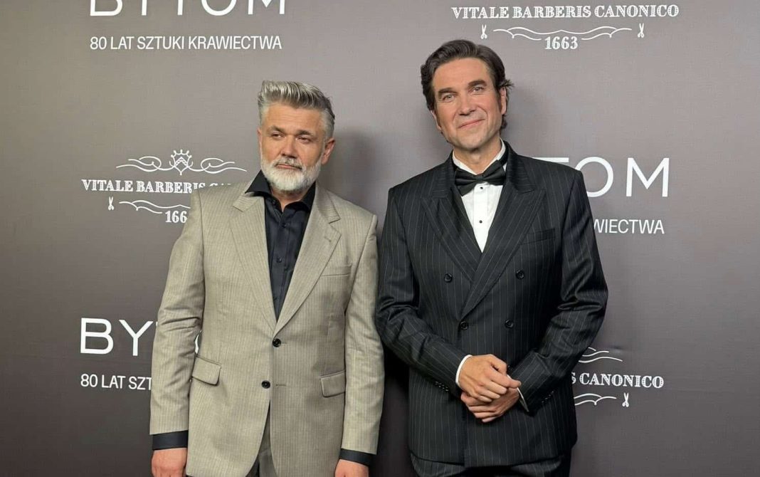 robert listwan na pokazie mody bytom