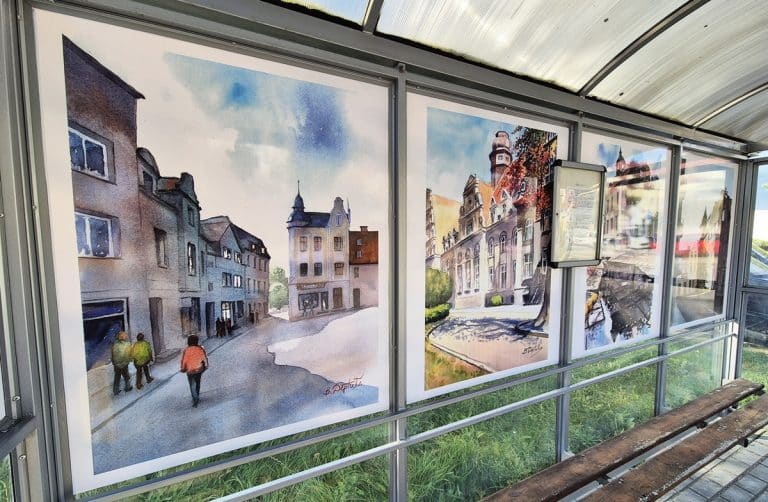 przystanek w Mrągowie