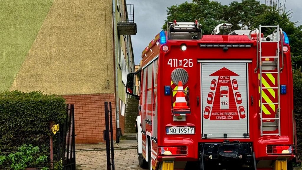 straż pożarna przy szkole