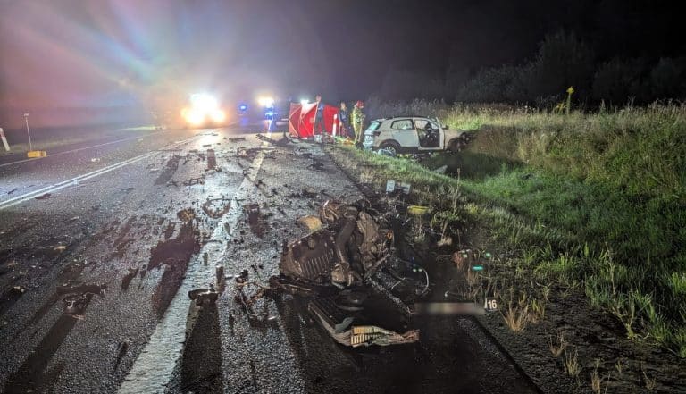 śmiertelny wypadek na DK16