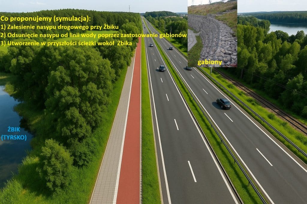 9 tys. drzew do wycinki w tym ponad 100-letnie okazy. To 6 razy więcej niż przy budowie tramwajów. - 9 tysięcy drzew do wycinki! Ul. Nowobałtycka tylko 4 metry od linii brzegowej jeziora Żbik