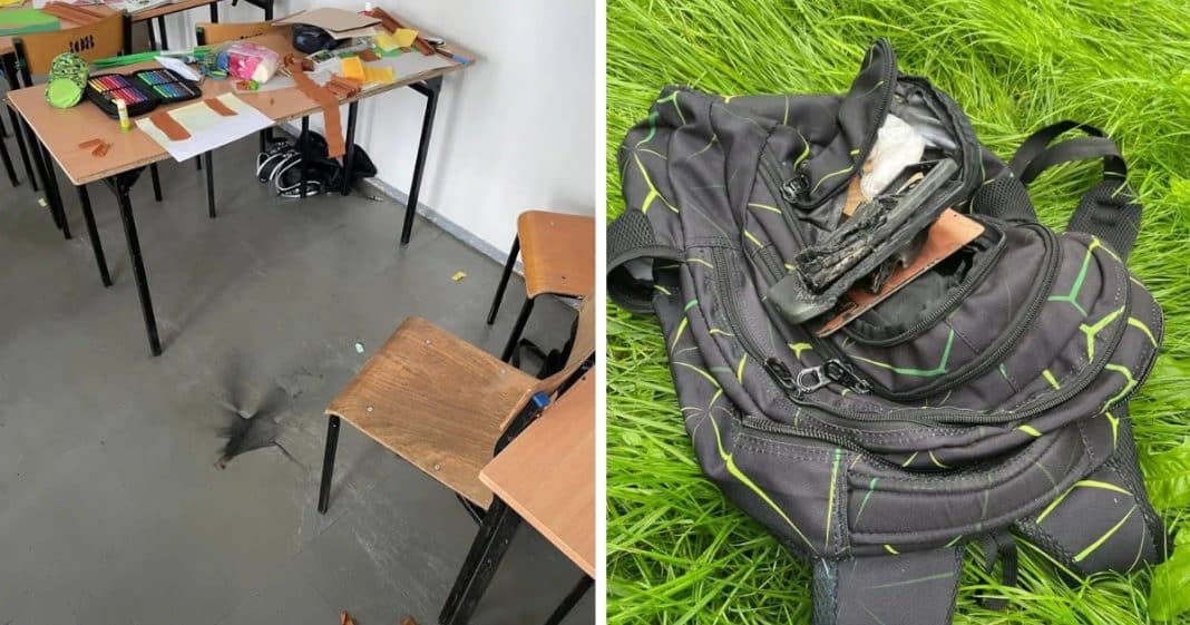 eksplozja smartfona w szkole