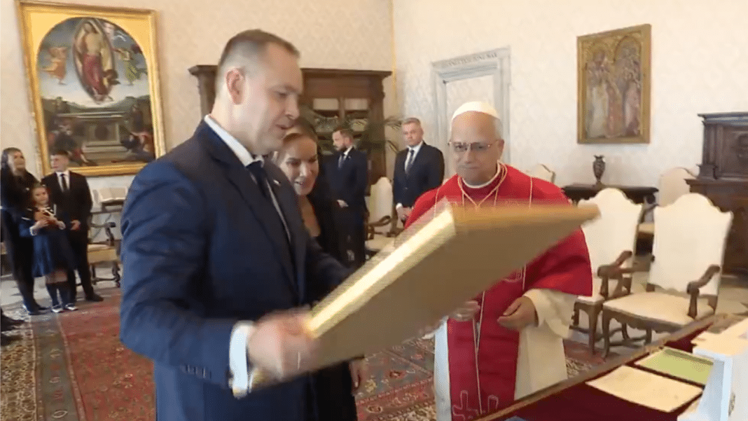 Nawrocki u papieża Leon XIV