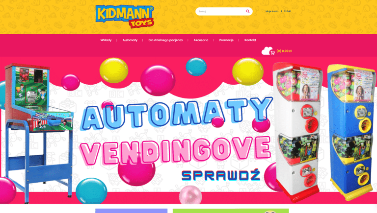 sklep z automatami i zabawkami