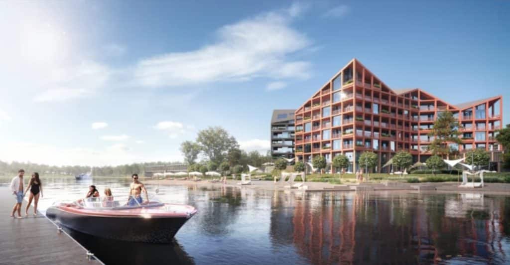 Na Mazurach rusza kolejna inwestycja hotelowa. - Zbudują wielki hotel na Mazurach. Powstanie tuż nad brzegiem jeziora