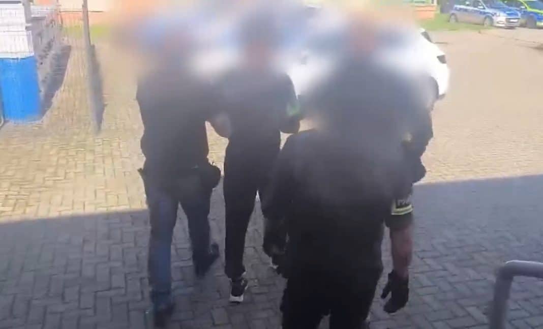 aresztowany za napad