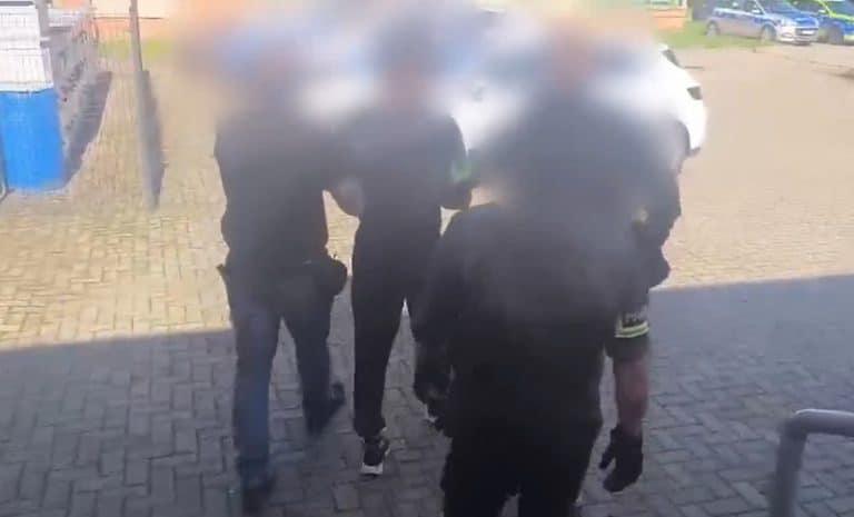 aresztowany za napad