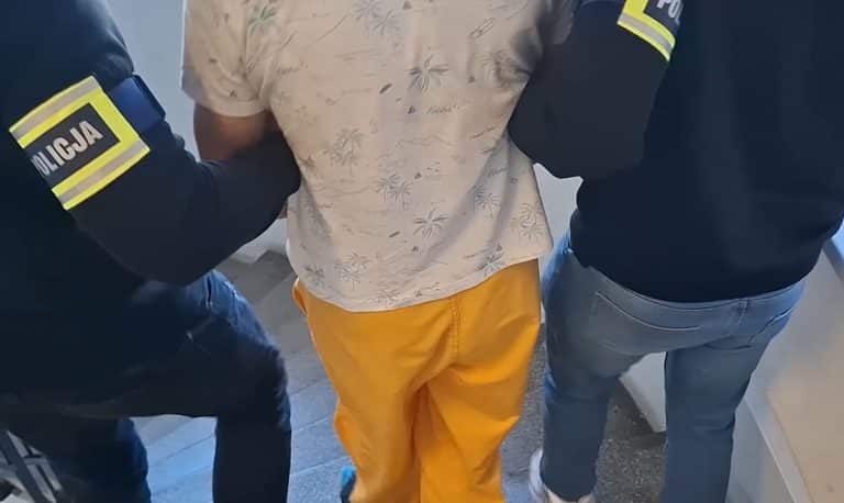 aresztowany za kradzieże w Olsztynie