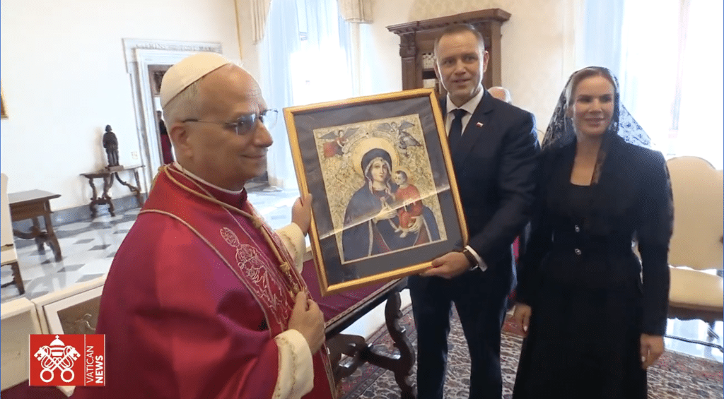 Nawrocki u papieża Leon XIV