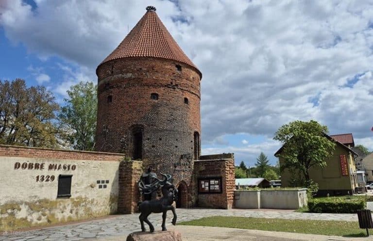 baszta bociania w dobrym mieście