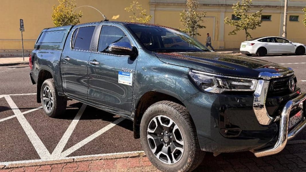 straż rybacka dostała pick-upa