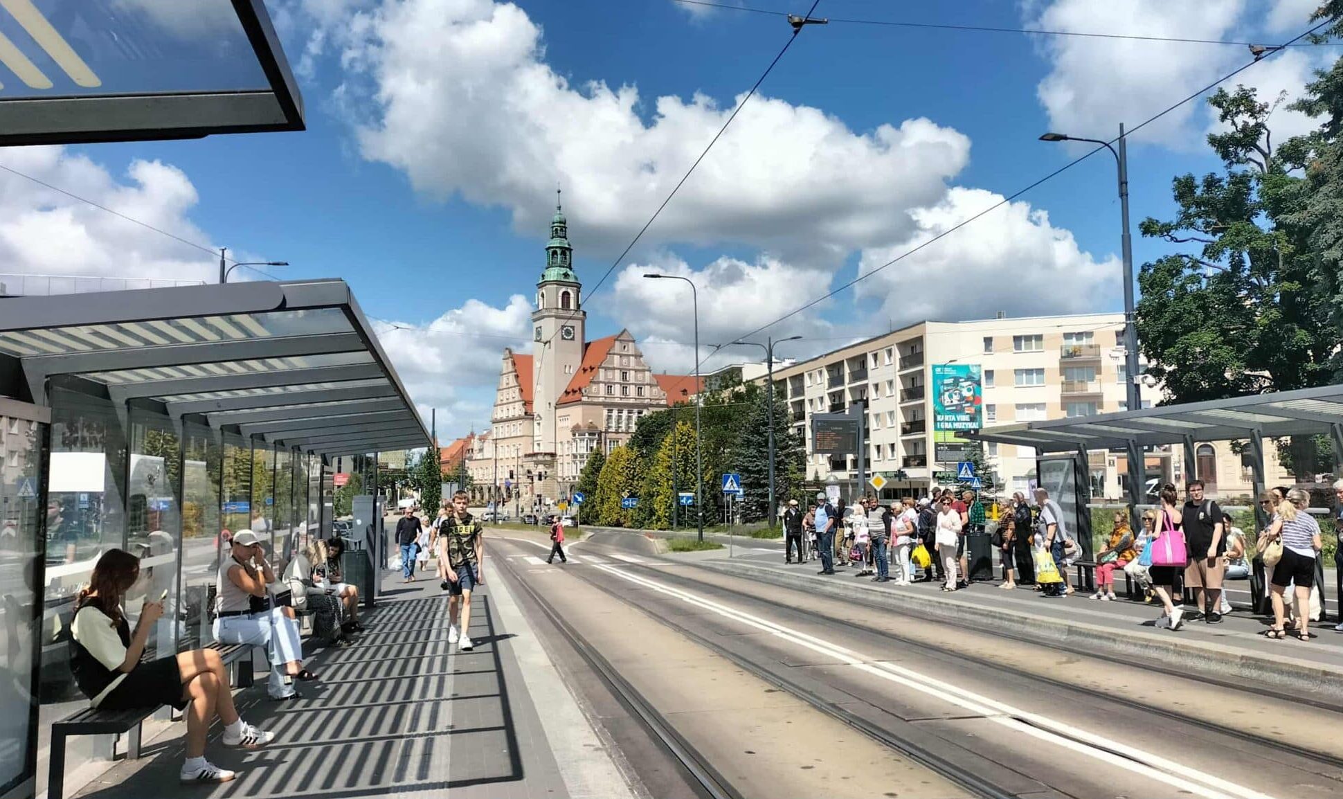 widok na ratusz