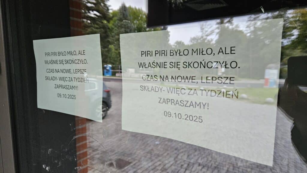 Po niespełna dwóch latach działalności z Olsztyna znika popularny kebab. - Największy kebab w Olsztynie zamknięty. Popularna sieć kończy działalność