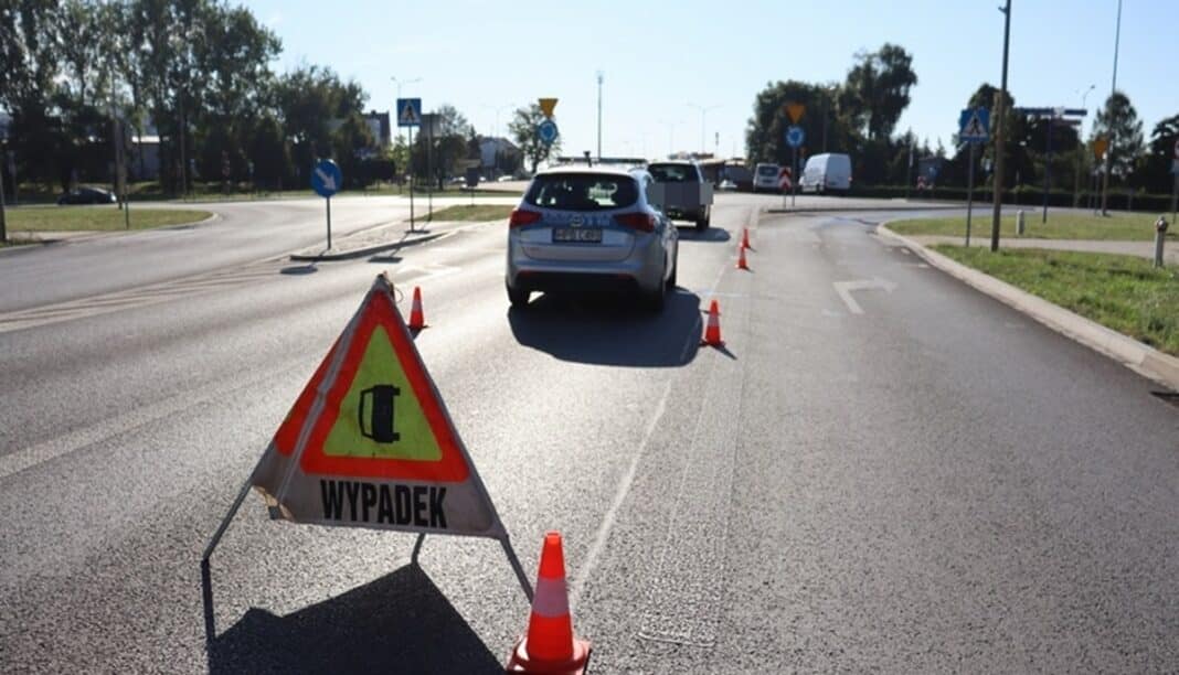 potrącenie pieszej w Olsztynie