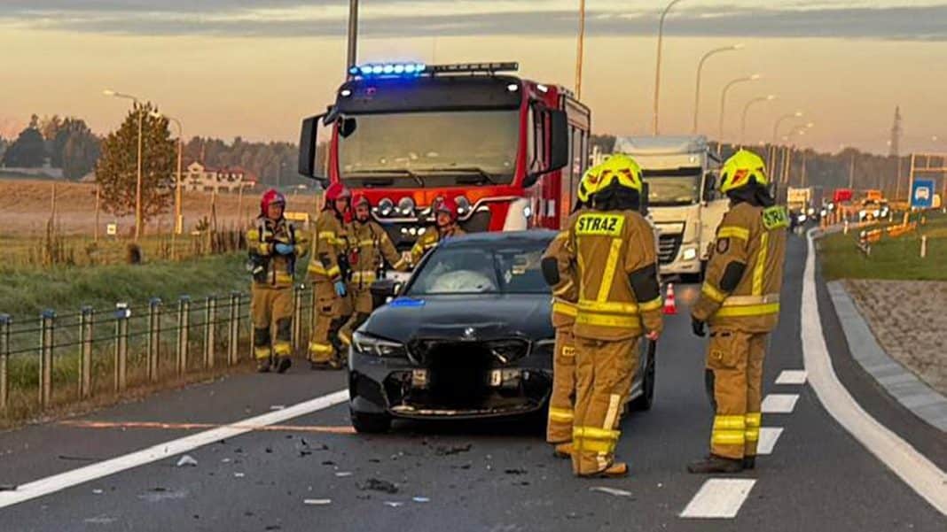 zderzenie bmw