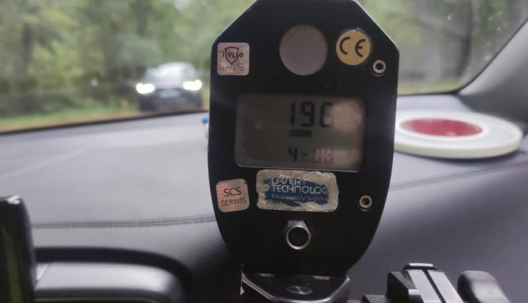 pędził 196 km/h