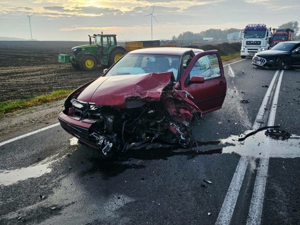 Kobieta wymusiła pierwszeństwo. - 33-latka uderzyła w audi. Zagapiła się, czy myślała, że zdąży?