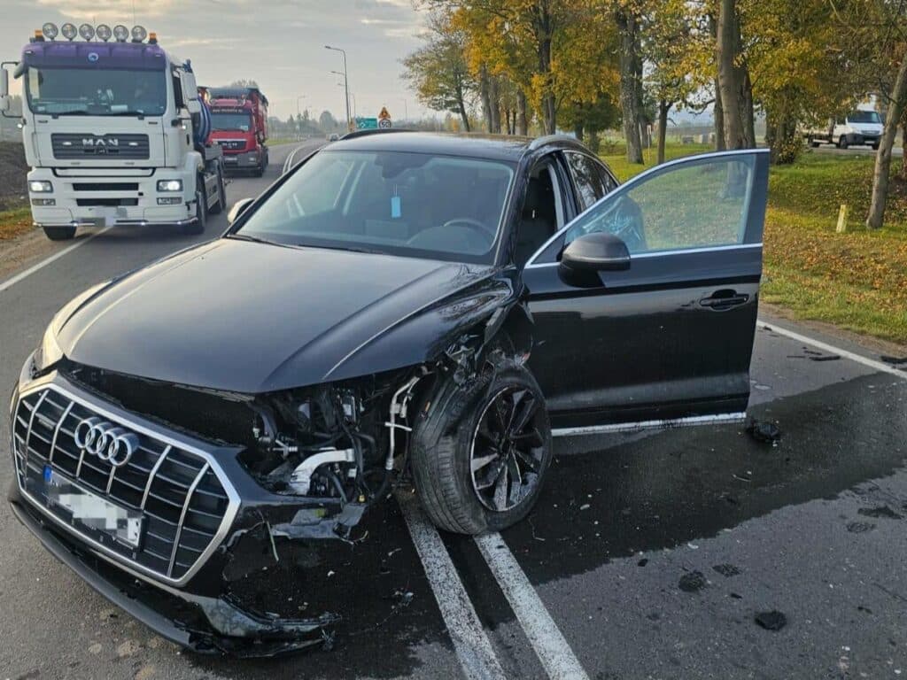 Kobieta wymusiła pierwszeństwo. - 33-latka uderzyła w audi. Zagapiła się, czy myślała, że zdąży?