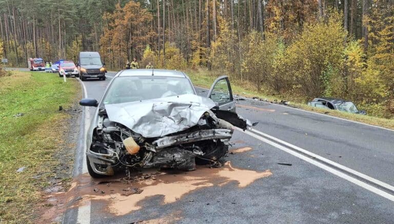 wypadek pod Szczytnem