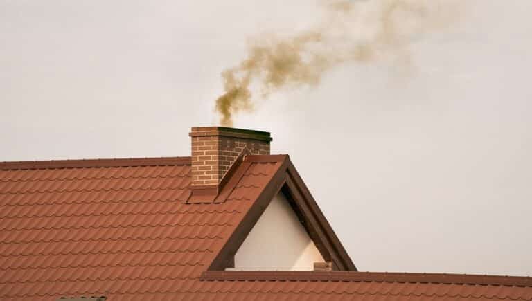 dym z komina