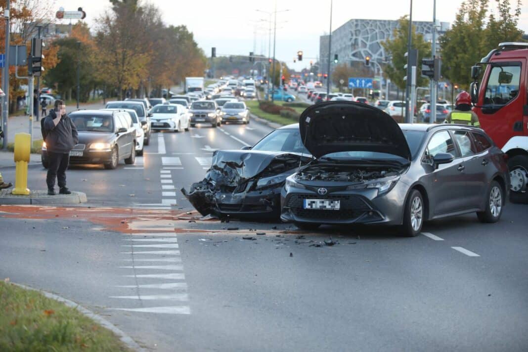 kolizja na al. Sikorskiego